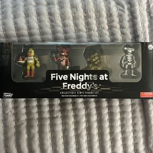 Five nights at Freddy’s figures.